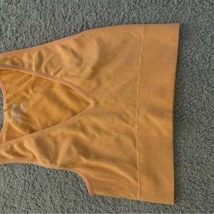 Garage orange crop top
